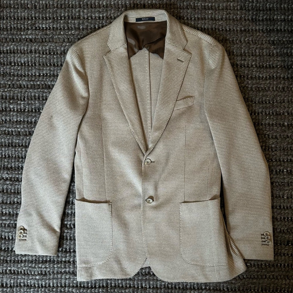 NWOT Boggi Milano Jersey Blazer